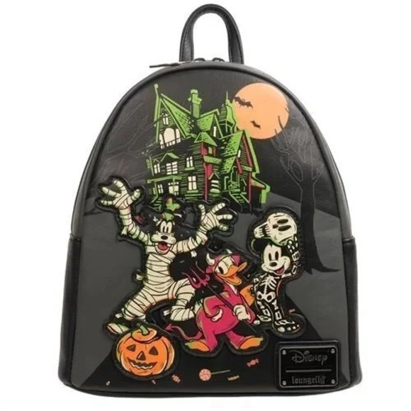Disney 100 Halloween Trick or Treaters Glow-in-the-Dark Mini-Backpack - EE Excl.